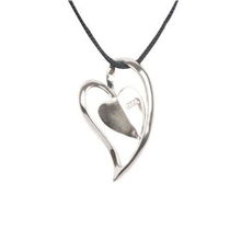 Kate Moss可美925銀吊墜 心心相印，定格不朽的優(yōu)雅